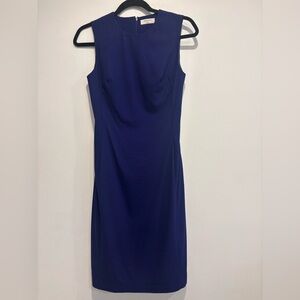 Aritzia Babaton Royal Blue Midi Dress